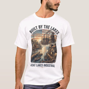 Camiseta Construido por la pesca industrial de los Grandes 