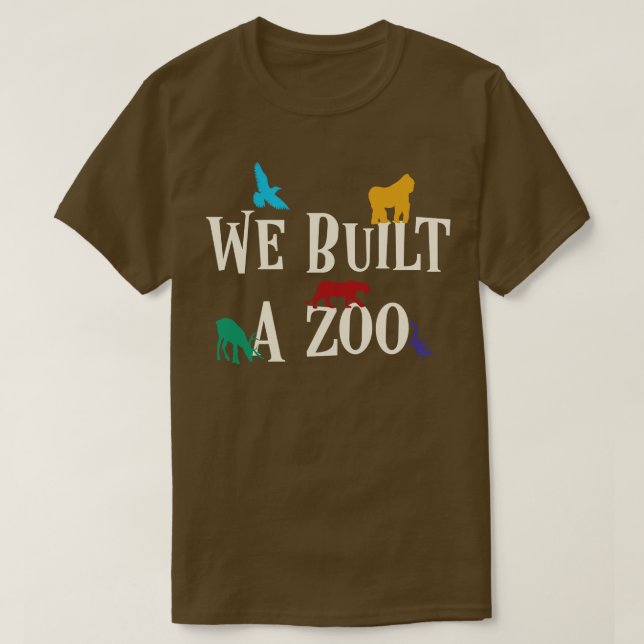 Camiseta Construimos Un Arca De Zoológico (Diseño del anverso)