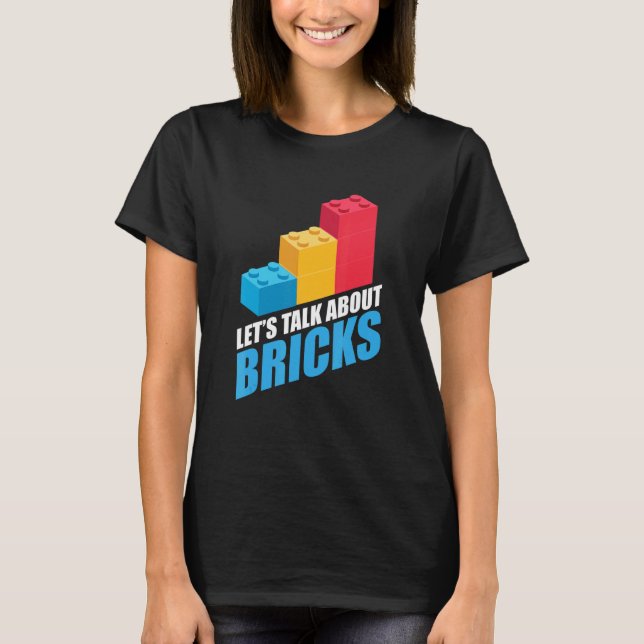 Camiseta Construir bloques de ladrillos Bloques del ventila (Anverso)