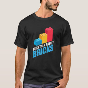Camiseta Construir bloques de ladrillos Bloques del ventila