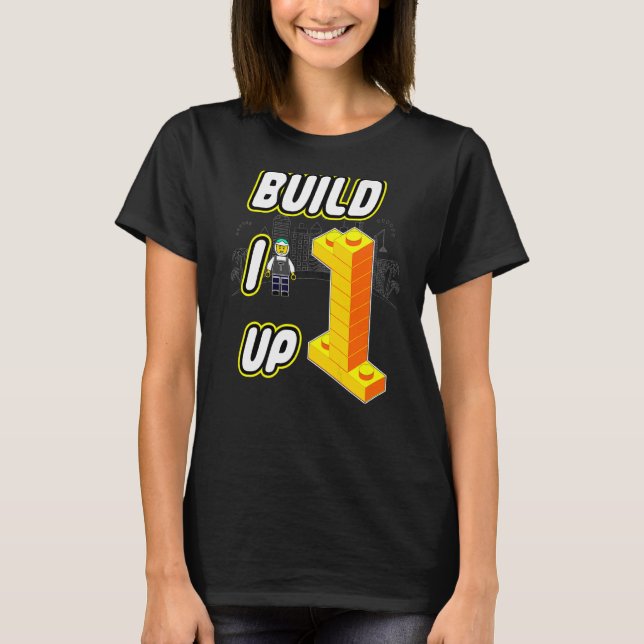 Camiseta Construir Bloques Motif Construirlo (Anverso)