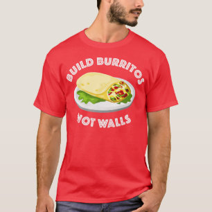 Camiseta Construir burritos no paredes 1