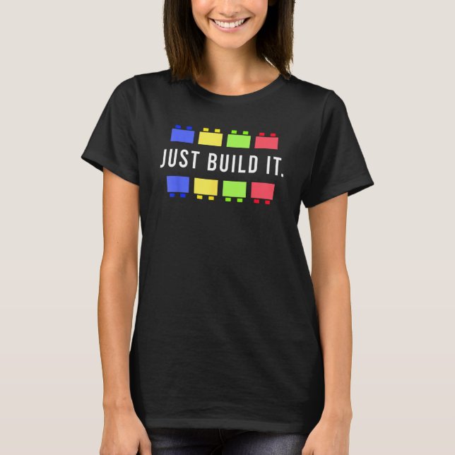 Camiseta Construir el bloque de construcción del constructo (Anverso)