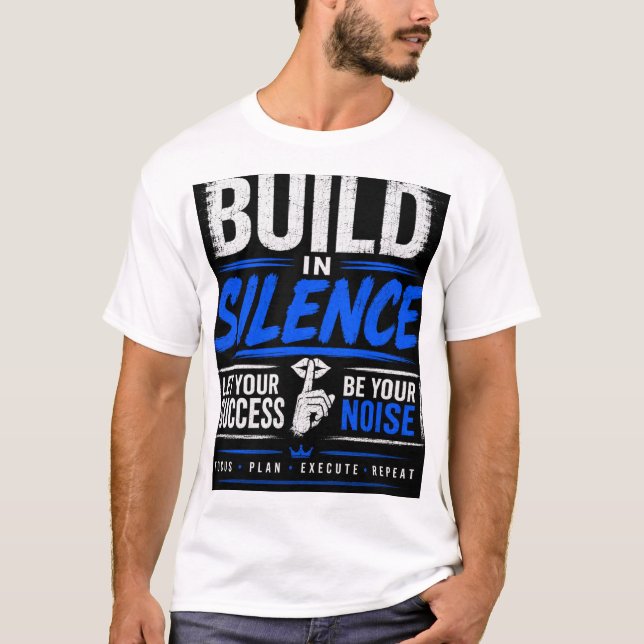 CAMISETA CONSTRUIR EN SILENCIO (Anverso)
