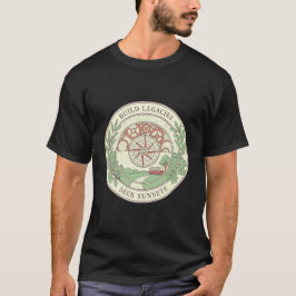 Camiseta Construir legados busca atardeceres Mandala Comfor