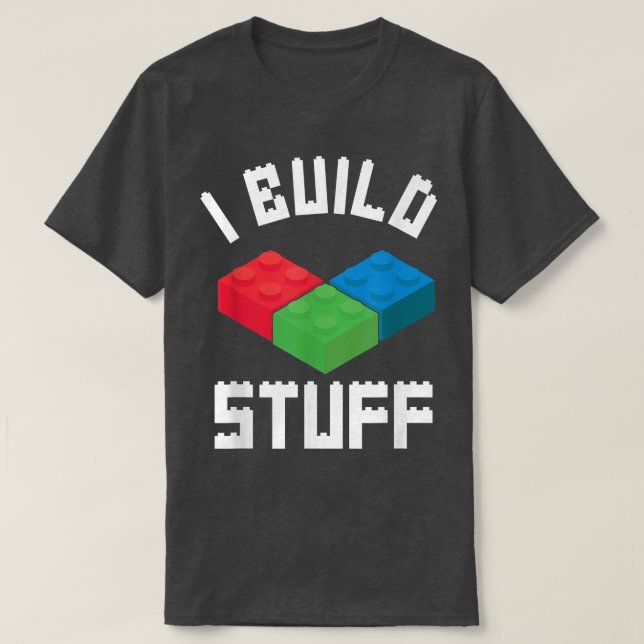 Camiseta Construir Student Master Builder bloques de constr (Diseño del anverso)