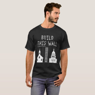 Camiseta construya esta pared México