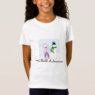 Camiseta Construyamos un muñeco de nieve