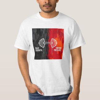 Camiseta Construye Fuerza Soporta Presión Regalo de Entrena