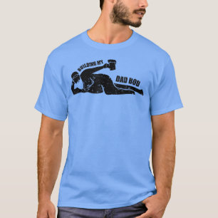 Camiseta Construyendo el bebedor de cerveza con papada Día