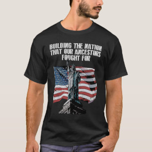 Camiseta Construyendo la Nation American Patriotic USA Patr