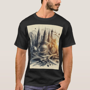 Camiseta Construyendo mañana: Celebrando la Arquitectura Mu