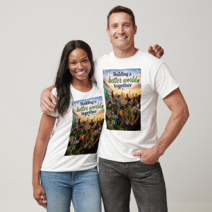 Camiseta Construyendo un mundo mejor juntos