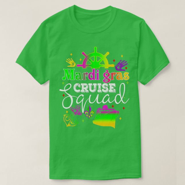 Camiseta Constumbre del Carnaval Mardi Gras Celebrati (Diseño del anverso)