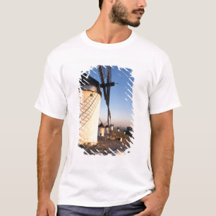 Camiseta Consuegra, La Mancha, España, molinos de viento