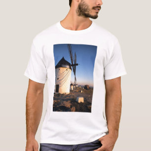 Camiseta Consuegra, La Mancha, España, molinos de viento