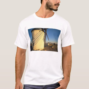 Camiseta Consuegra, La Mancha, España, molinos de viento y