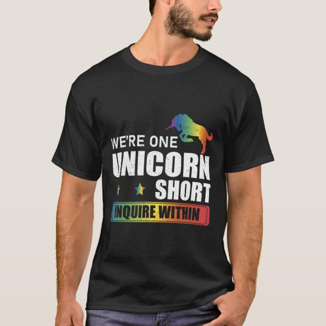 Camiseta Consultar acerca de la divertida caza de unicornio (Anverso)