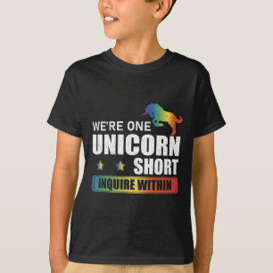 Camiseta Consultar acerca de la divertida caza de unicornio