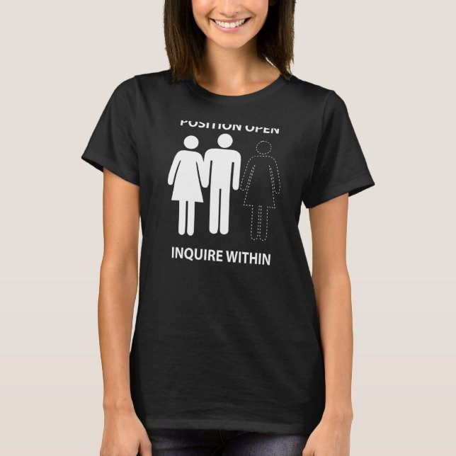Camiseta Consultar de apertura de posición dentro de la rop (Anverso)