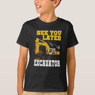 Camiseta Consulte con Usted Más Tarde Equipo De Construcci