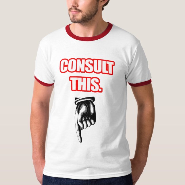 Camiseta Consulte esto (Anverso)
