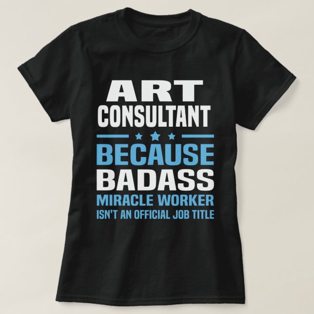 Camiseta Consultor de arte (Diseño del anverso)