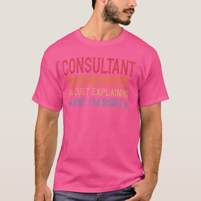 Camiseta Consultor de citas de profesión divertida (Anverso)