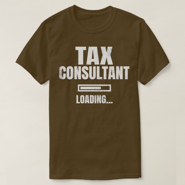 Camiseta Consultor de Impuestos Cargando Devoluciones de Im (Diseño del anverso)
