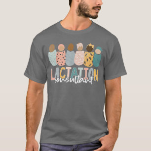 Camiseta Consultor de Lactancia Apreciación Mes de Enfermer
