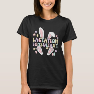 Camiseta Consultor de lactancia Conejito de Pascua Lactante