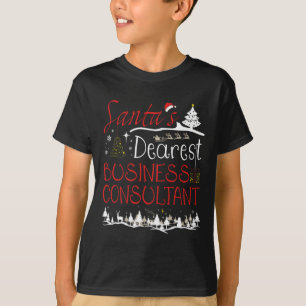 Camiseta Consultor de negocios Xmas Job Cute Navidades