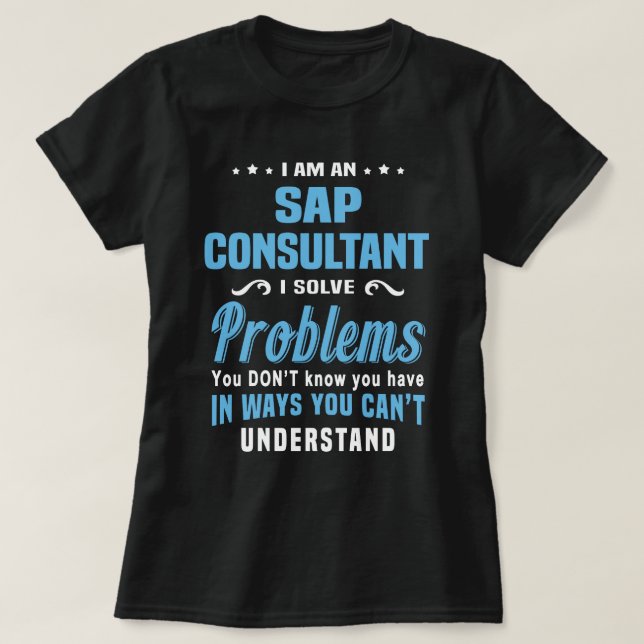 Camiseta Consultor de SAP (Diseño del anverso)