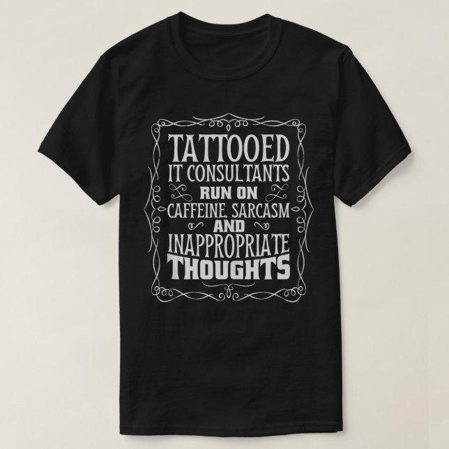Camiseta Consultor de TI para Tecnología de la Información  (Diseño del anverso)