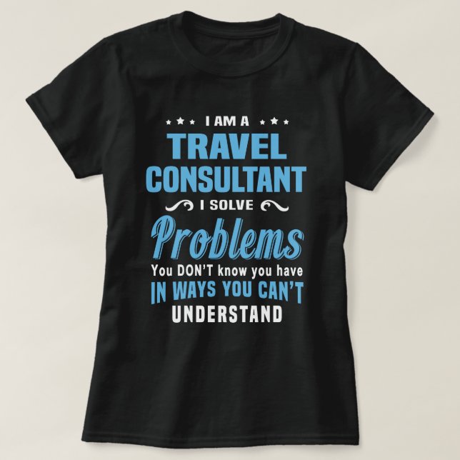Camiseta Consultor de viajes (Diseño del anverso)