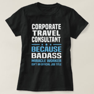 Camiseta Consultor de viajes corporativos