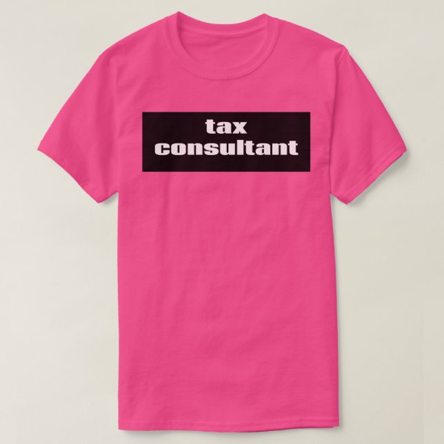 Camiseta Consultor fiscal 1 (Diseño del anverso)