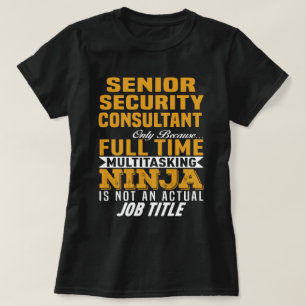 Camiseta Consultor superior de seguridad