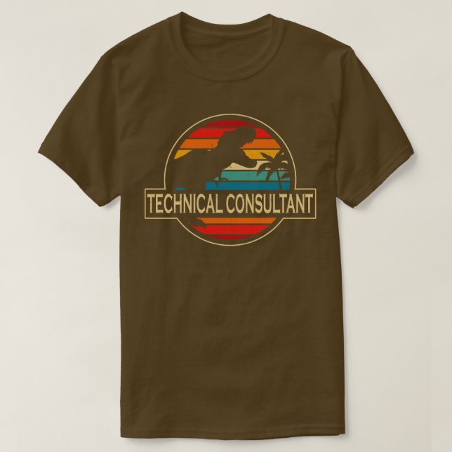 Camiseta Consultor técnico Dinosaur (Diseño del anverso)