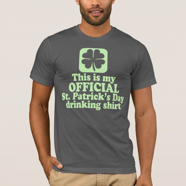 Camiseta Consumición del día de St Patrick oficial (Anverso)