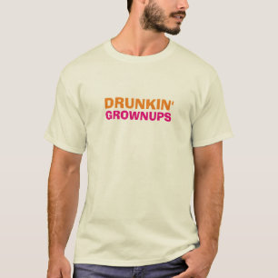 Camiseta Consumición divertida de los adultos de Drunkin