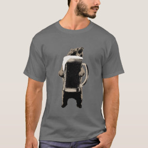 Camiseta Consumición divertida del oso de la cerveza