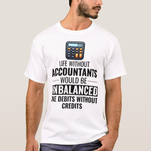 Camiseta Contabilidad Contabilidad Contabilidad Boletín de 
