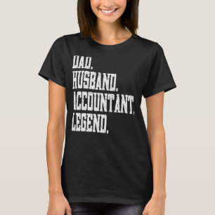 Camiseta Contabilidad de Leyenda Contable para Maridos