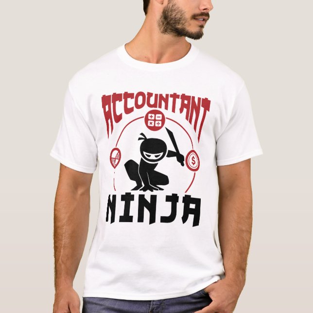 Camiseta Contabilidad de Ninja CPA (Anverso)