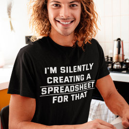 Camiseta Contable Actuario De Hoja De Cálculo Cpa Diciendo