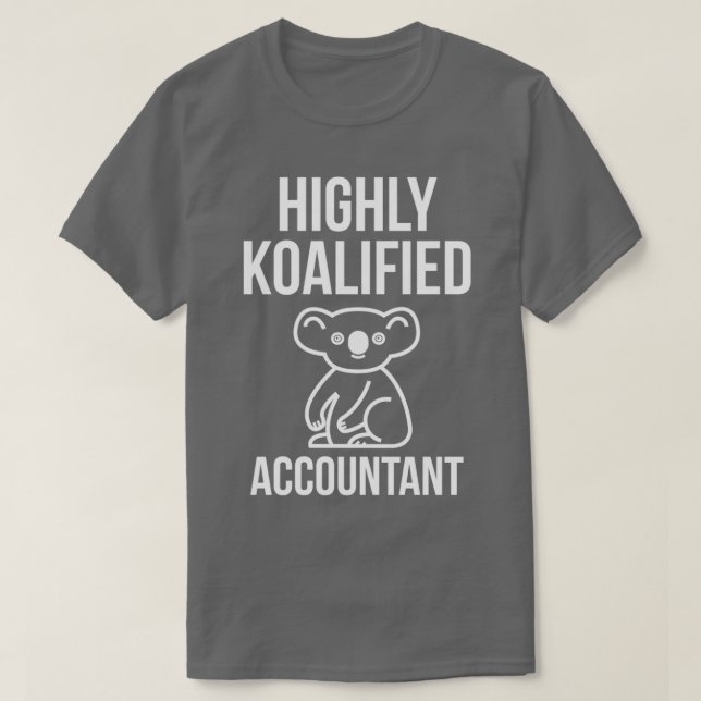 Camiseta Contable Altamente Koalified (Diseño del anverso)