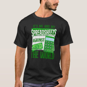 Camiseta Contable Bookkeeper Accounting Spreadsheet Vinta