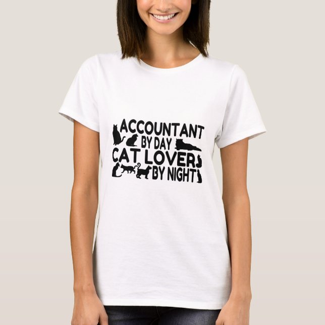 Camiseta Contable Cat Lover (Anverso)