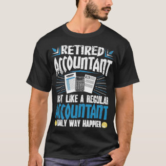 Camiseta Contable Jubilado Igual Que Un Contador Regular